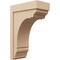 Ekena Millwork 10"W x 20"D x 30"H Classic Warren Rough Cedar Woodgrain TimberThane Corbel, Primed Tan CORUR10X20X30WARRCPR - alternate 1